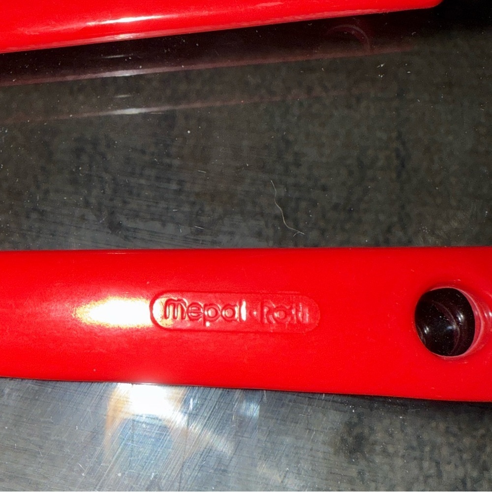 Rosti Mepal Melamine Red Salad Serving Utensils MCM Danish Design - Picture 4 of 8